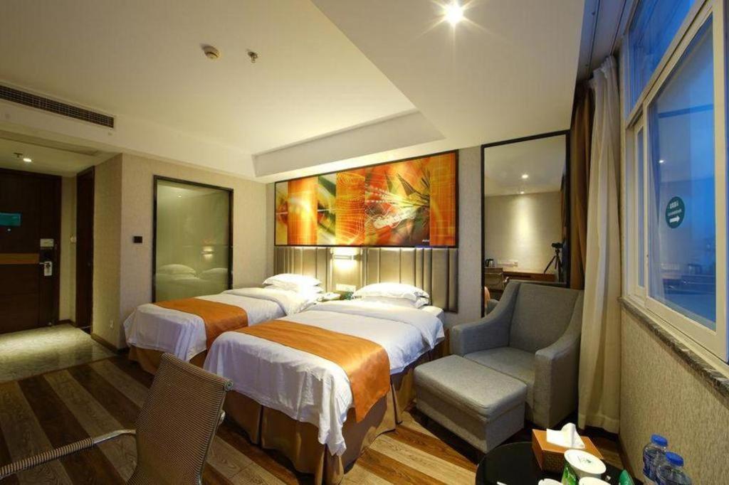 Greentree Inn Fujian Fuzhou Software Park River View Business Hotel Esterno foto